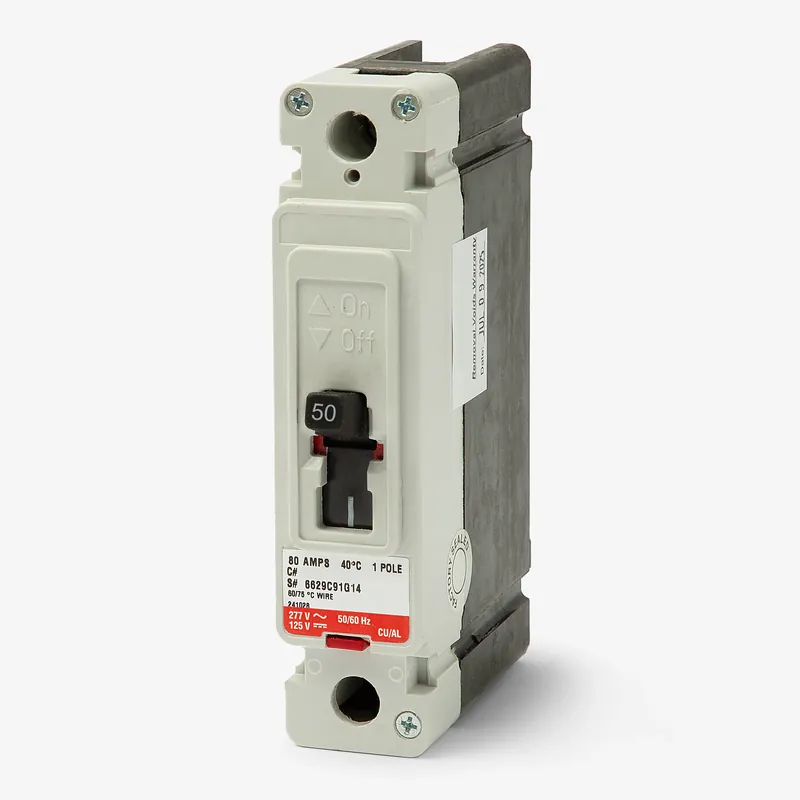 Brand New Eaton / Cutler-Hammer FD1050L - 50A 1 Pole Molded Case Circuit Breaker