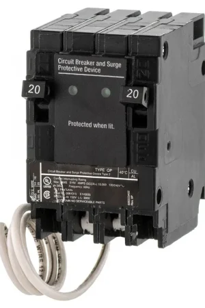 Siemens QSA2020SPD - 20/20A 2 Pole Miniature Circuit Breaker Final Sale