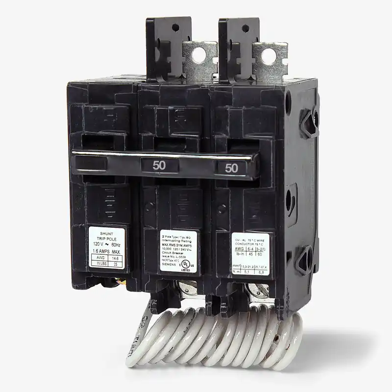 While Supplies Last Siemens BQ2B05000S01 - 50A 2 Pole Molded Case Circuit Breaker