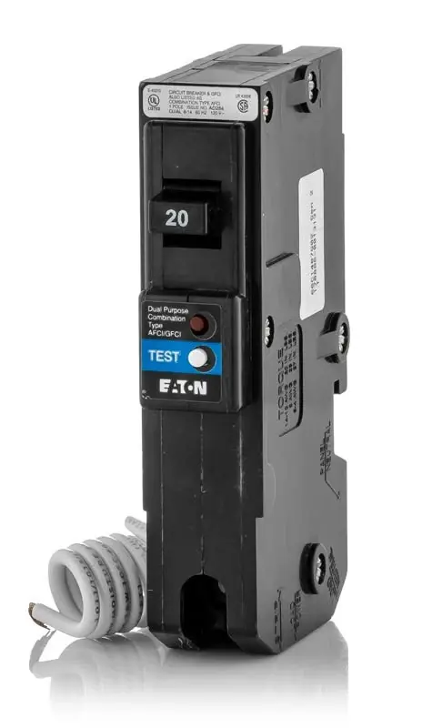 Holiday Sale Eaton / Cutler-Hammer BRLAFGF120 - 20A Dual Function Miniature Circuit Breaker