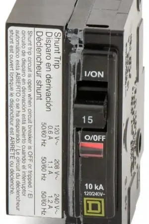 Best Seller Square D QO1151021 - 15A 1 Pole Miniature Circuit Breaker