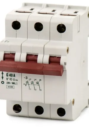 Eaton / Moeller FAZ-G40-3 - 40A 3 Pole Miniature Circuit Breaker Certified