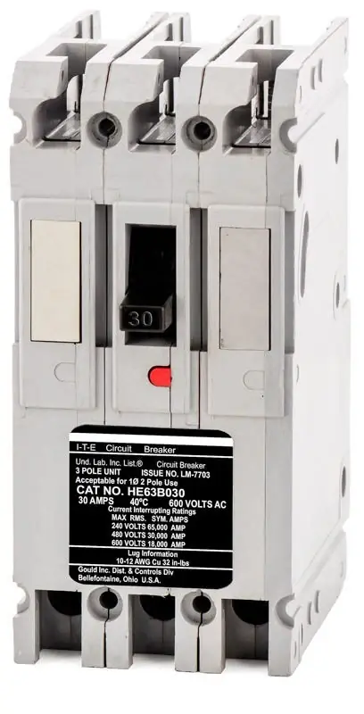 Express Delivery Siemens HE63B030 - 30A 3 Pole Molded Case Circuit Breaker