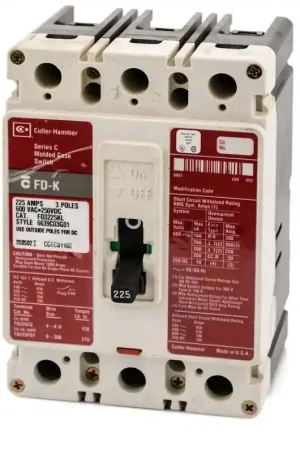 Secure Checkout Eaton / Cutler-Hammer FD3225KL-R - 225A 3 Pole Molded Case Switch