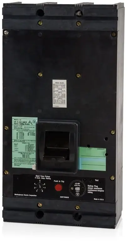 Eaton / Westinghouse LCL3400 - 400A 3 Pole Molded Case Circuit Breaker Premium