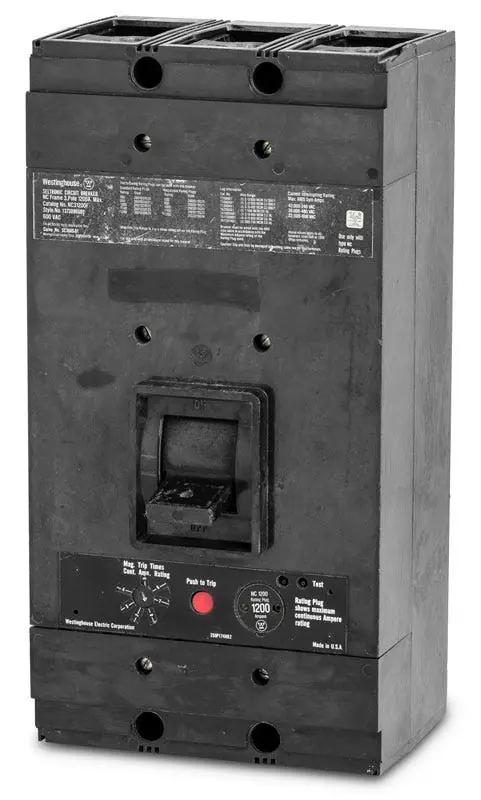 Clearance Eaton / Westinghouse NC31200F - 1200A 3 Pole Molded Case Circuit Breaker
