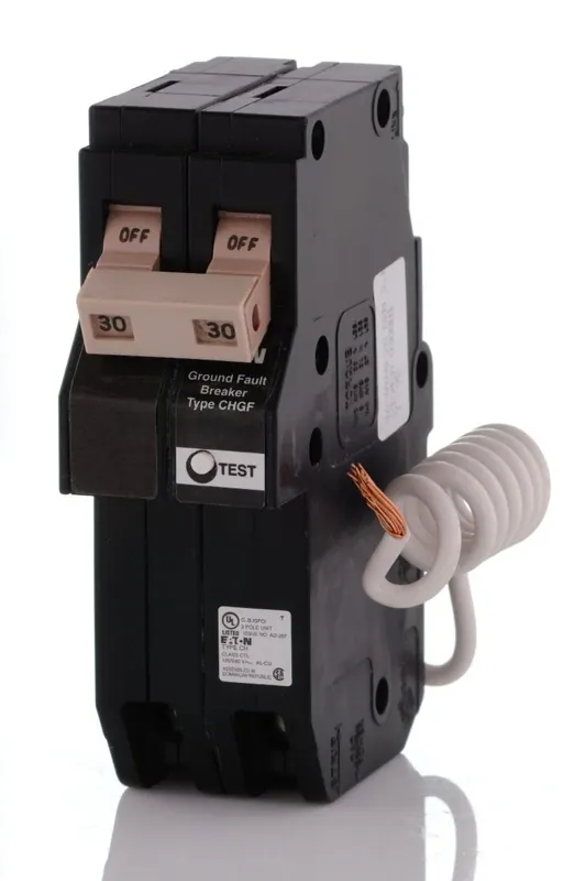 Square D test-25597 2 Pole Circuit Breaker Ground Fault Price Drop