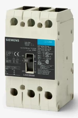 Express Delivery Siemens LGG3B090L - 90A 3 Pole Molded Case Circuit Breaker