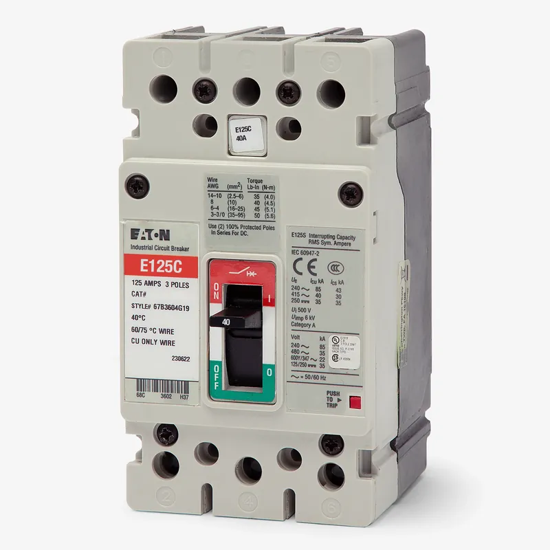 Today Only Eaton / Cutler-Hammer EGC3040FFG - 40A 3 Pole Molded Case Circuit Breaker