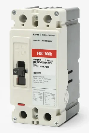 Affordable Eaton / Cutler-Hammer FDC2060 - 60A 2 Pole Molded Case Circuit Breaker
