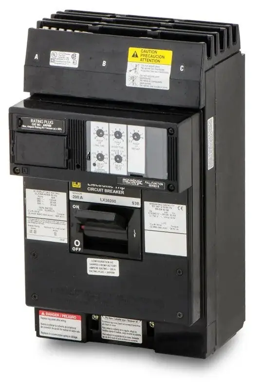 Time-Limited Square D LX36200 - 200A 3 Pole Molded Case Circuit Breaker