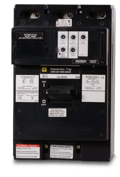 Reduced Price Square D LXL36250 - 250A 3 Pole Molded Case Circuit Breaker