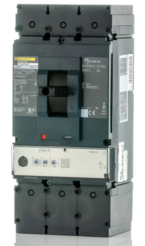 Big Sale Square D LJP36400U31X - 400A 3 Pole Molded Case Circuit Breaker