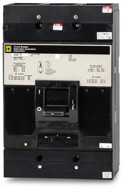Square D MHL36350 - 350A 3 Pole Molded Case Circuit Breaker Exclusive Offer