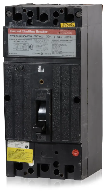 ABB / General Electric THLC136030WL - 30A 3 Pole Molded Case Circuit Breaker Low Price