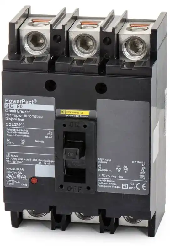 Weekend Sale Square D QGL32090 - 90A 3 Pole Molded Case Circuit Breaker