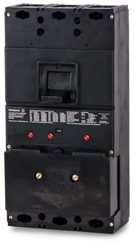 Eaton / Westinghouse LA3125PR - 125A 3 Pole Molded Case Circuit Breaker New Arrival