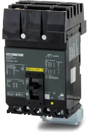 Schneider Electric FH36060-1021 - 60A 3 Pole Molded Case Circuit Breaker Sale