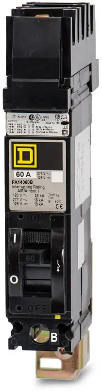 Hot Picks Square D FA14060B - 60A 1 Pole Molded Case Circuit Breaker
