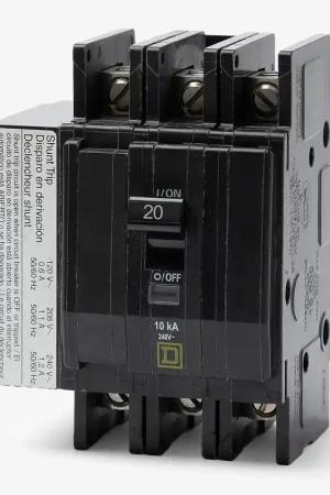 Buy Online Square D QOU3201021 - 20A 3 Pole Miniature Circuit Breaker