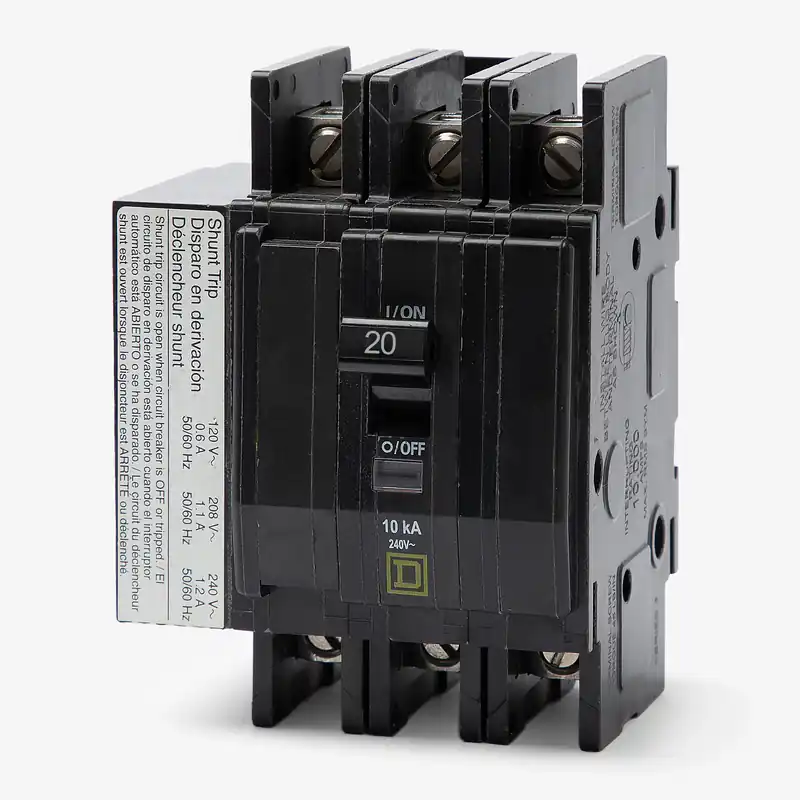 Buy Online Square D QOU3201021 - 20A 3 Pole Miniature Circuit Breaker