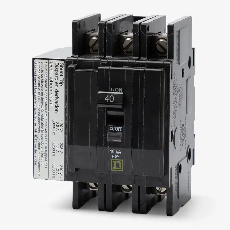 Shop Now Square D QOU3401021 - 40A 3 Pole Miniature Circuit Breaker