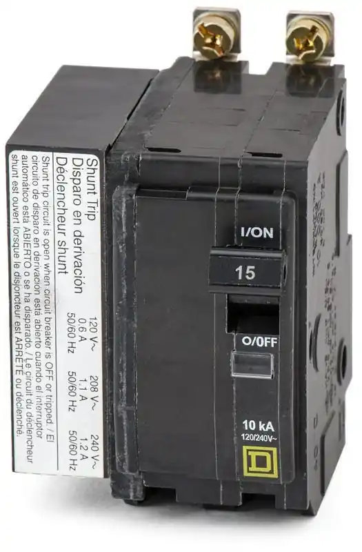 Square D QOB2151021 - 15A 2 Pole Miniature Circuit Breaker Markdown