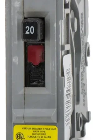 Wadsworth A20NI - 20A 1 Pole Miniature Circuit Breaker Limited Time