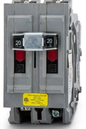 Place Order Wadsworth A220NI - 20A 2 Pole Miniature Circuit Breaker