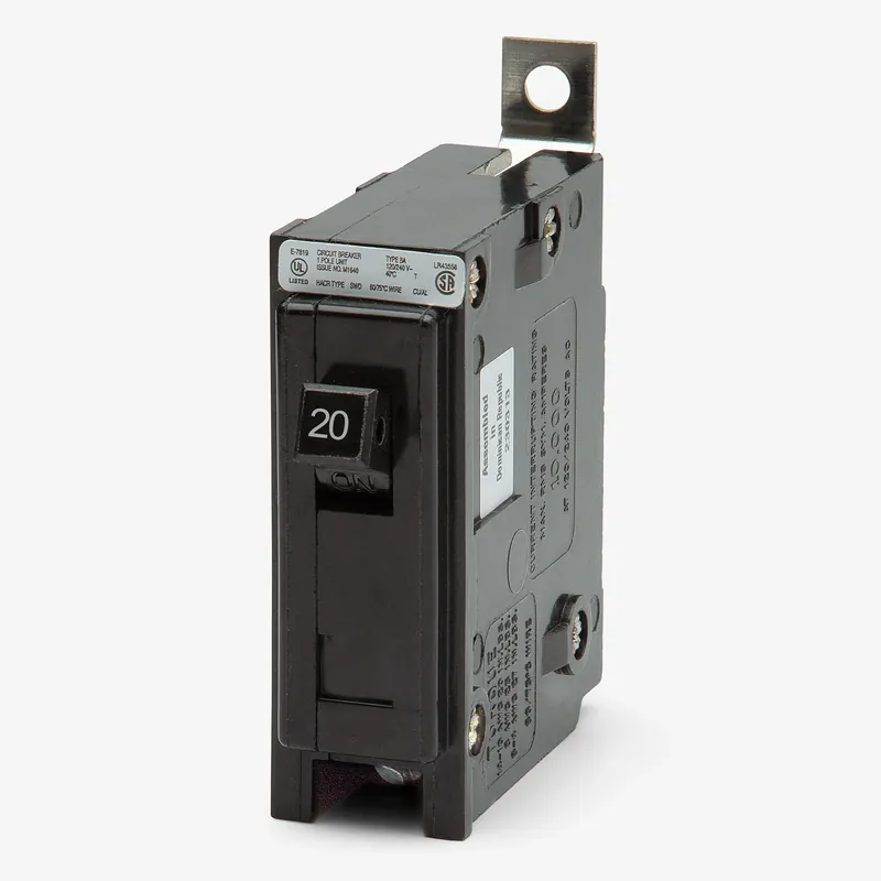 Popular Eaton / Cutler-Hammer BAB1020 - 20A 1 Pole Miniature Circuit Breaker