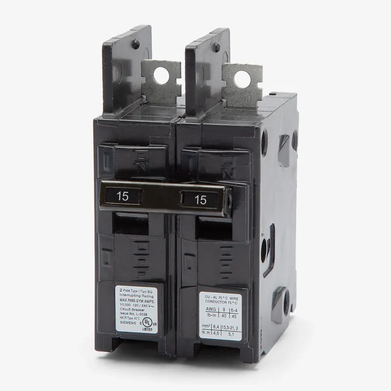 Last Chance Siemens BQ2B015 - 15A 2 Pole Molded Case Circuit Breaker