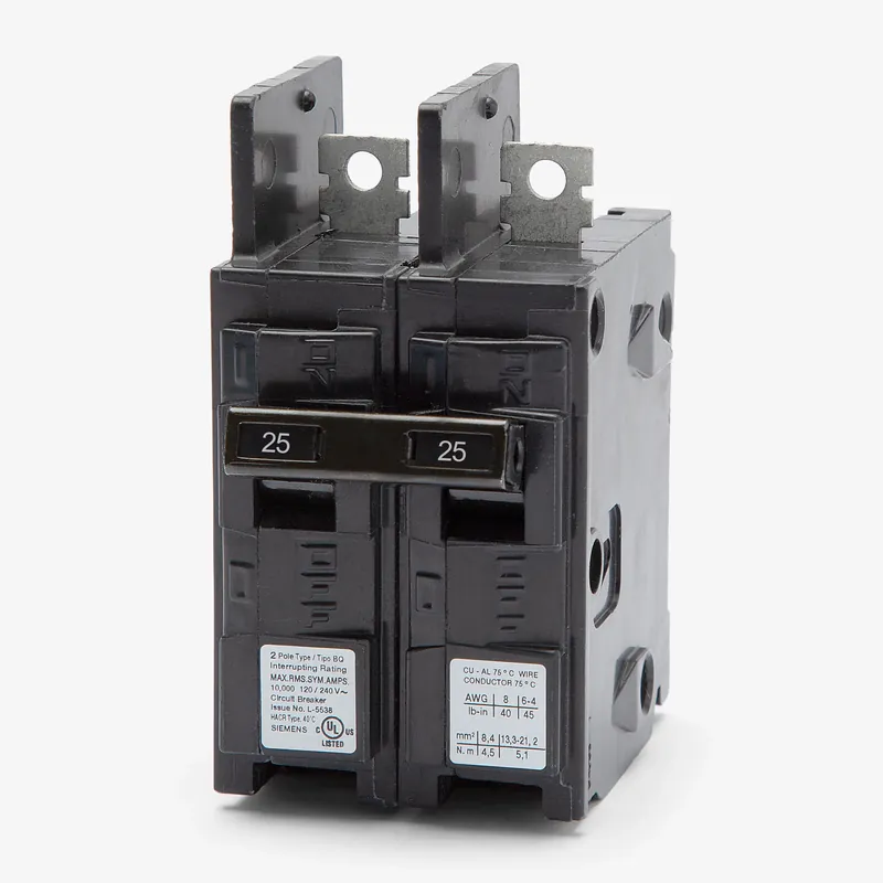 Siemens BQ2B025H - 25A 2 Pole Molded Case Circuit Breaker In Demand