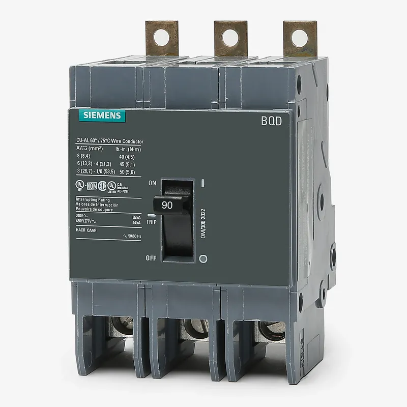 Siemens BQD390 - 90A 3 Pole Molded Case Circuit Breaker Hot Deal