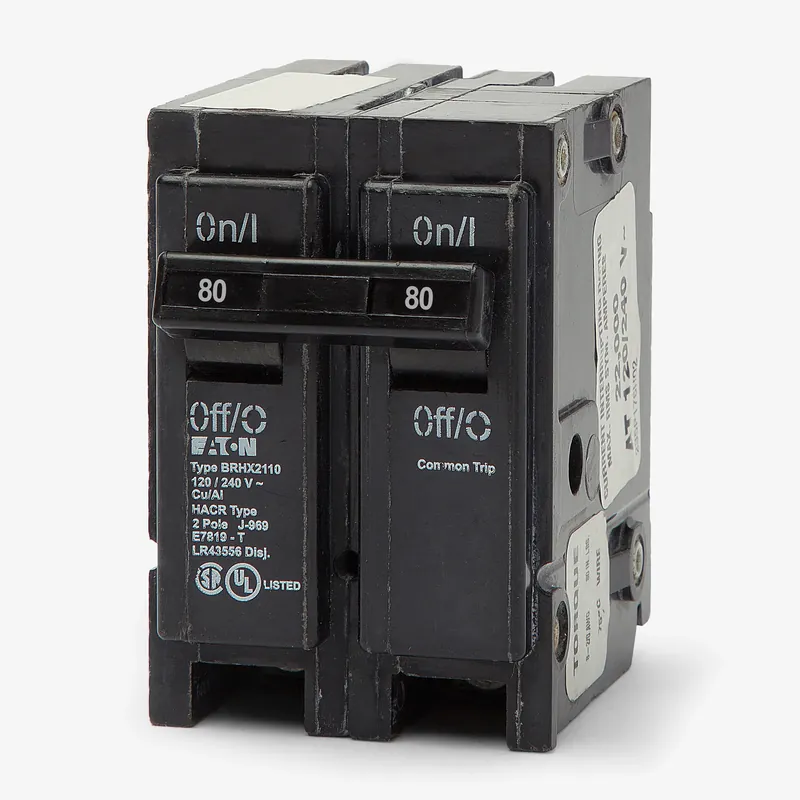 Affordable Eaton / Cutler-Hammer BR280 - 80A 2 Pole Miniature Circuit Breaker