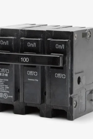 Certified Eaton / Cutler-Hammer BR3100 - 100A 3 Pole Miniature Circuit Breaker