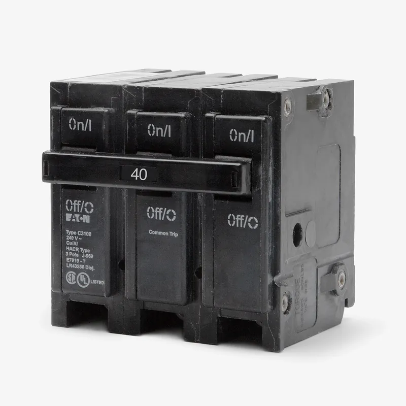 Eaton / Cutler-Hammer BR340 - 40A 3 Pole Miniature Circuit Breaker Genuine