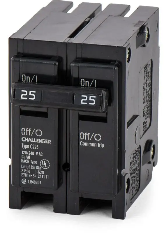 Eaton / Challenger C225 - 25A 2 Pole Miniature Circuit Breaker New Arrival