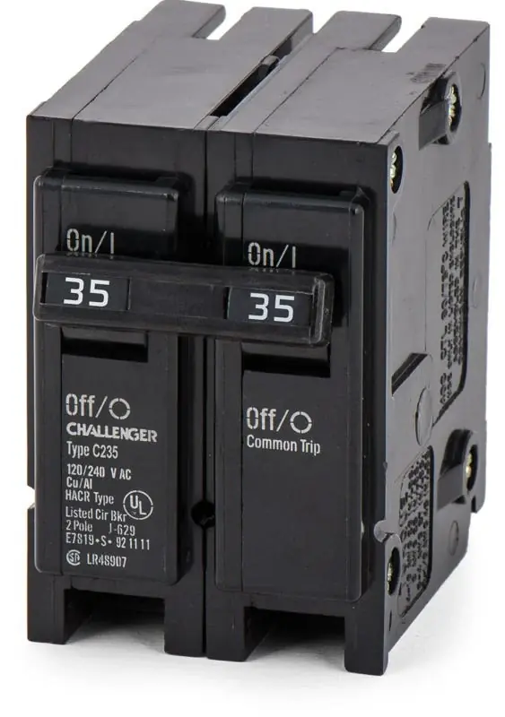 Eaton / Challenger C235 - 35A 2 Pole Miniature Circuit Breaker Clearance
