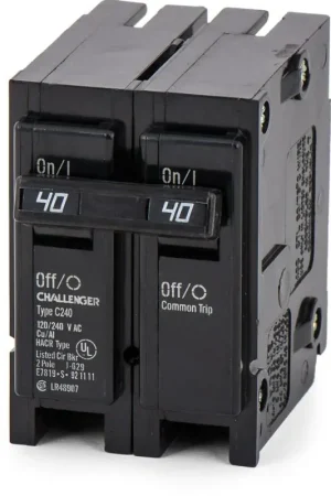 Best Seller Eaton / Challenger C240 - 40A 2 Pole Miniature Circuit Breaker