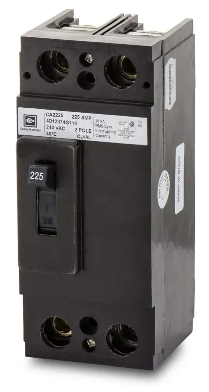 Eaton / Cutler-Hammer CA2225 - 225A 2 Pole Molded Case Circuit Breaker Buy Online