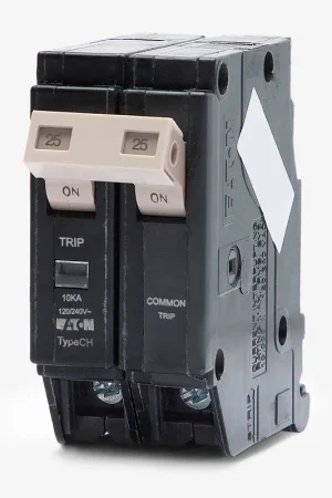 Buy Direct Eaton / Cutler-Hammer CH225 - 25A 2 Pole Miniature Circuit Breaker