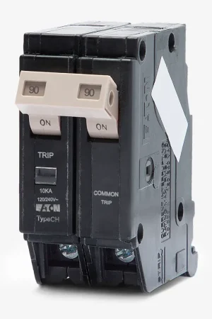 Budget Eaton / Cutler-Hammer CH290 - 90A 2 Pole Miniature Circuit Breaker