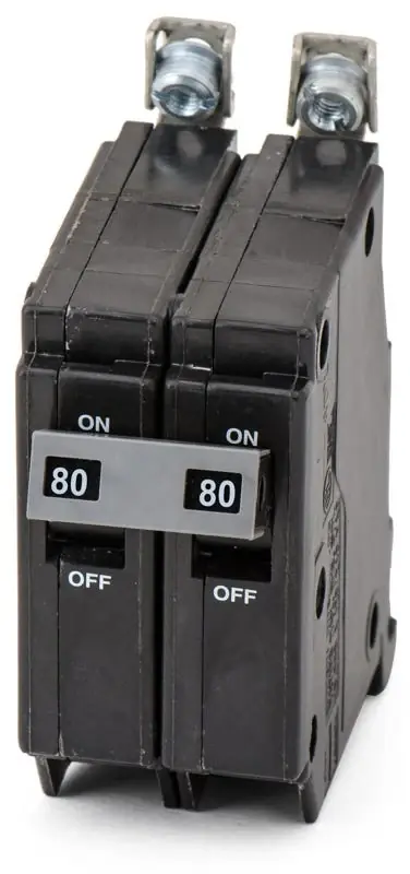 Trusted Brand Eaton / Cutler-Hammer CHB280 - 80A 2 Pole Miniature Circuit Breaker