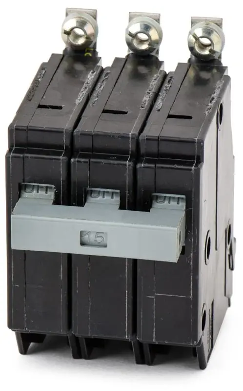 Genuine Eaton / Cutler-Hammer CHB315 - 15A 3 Pole Miniature Circuit Breaker