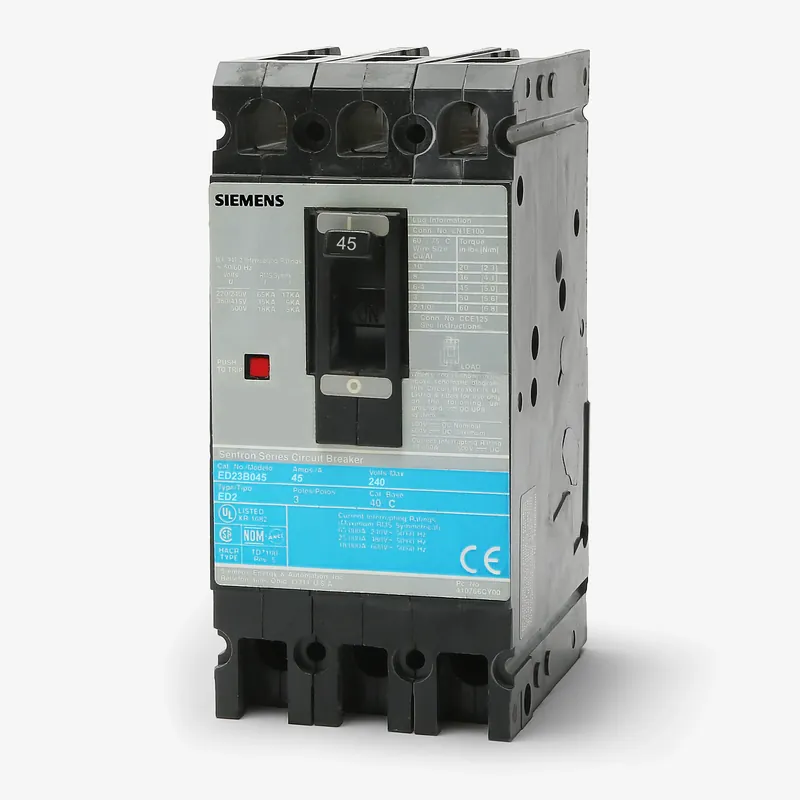 Premium Siemens ED23B045 - 45A 3 Pole Molded Case Circuit Breaker