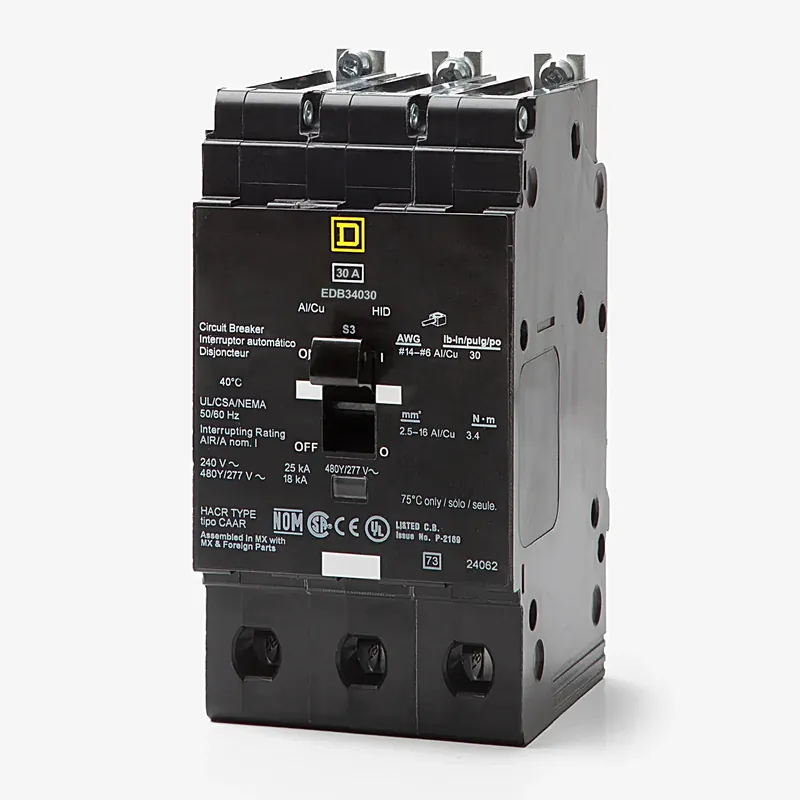 Square D EDB34030 - 30A 3 Pole Molded Case Circuit Breaker Flash Sale