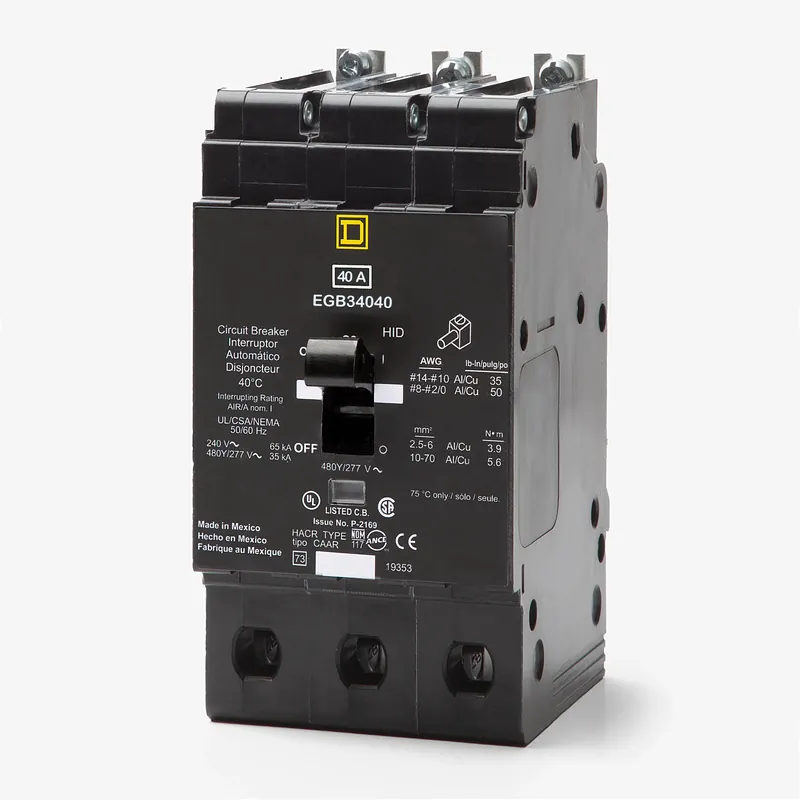 Best Seller Square D EGB34040 - 40A 3 Pole Miniature Circuit Breaker