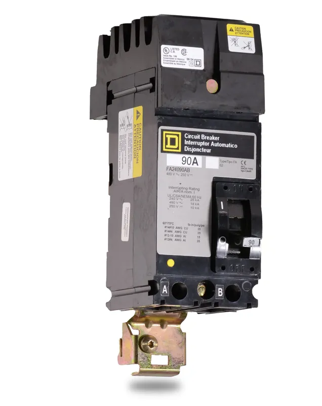 Square D FA24090AB - 90A 2 Pole Molded Case Circuit Breaker Trusted Brand