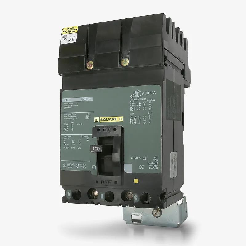 Square D FA36100 - 100A 3 Pole Molded Case Circuit Breaker Direct From Factory
