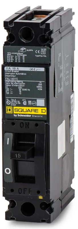 Premium Square D FAL14015 - 15A 1 Pole Molded Case Circuit Breaker